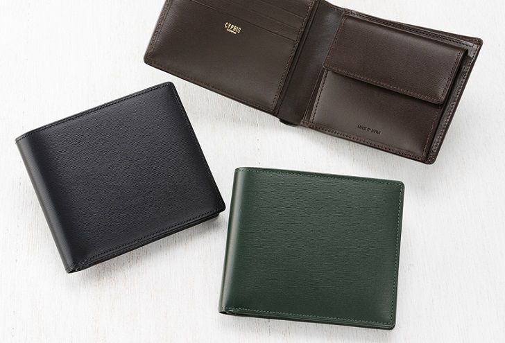 ボックスカーフ二つ折り財布