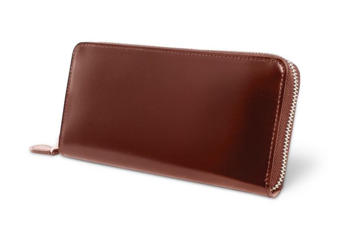 コードバンラウンドファスナー長財布