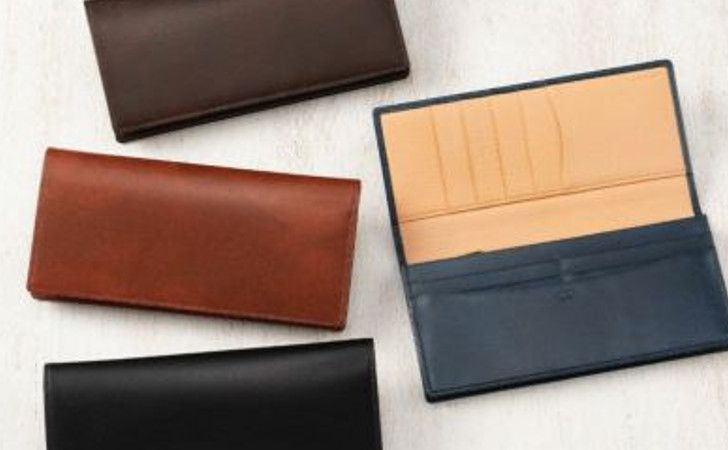 日本製の本革長財布