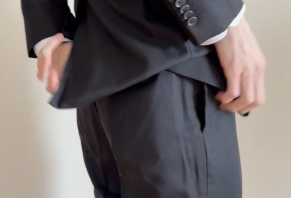 ケツポケットに入れた状態